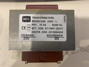 bft transformer monofase 230v bft cod d110941 00001 - LOCKMATIC
